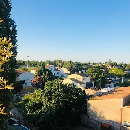 Appt 2pers Proche Montpellier, Climatisation, Wi-fi, Parking Inclus Apartamento